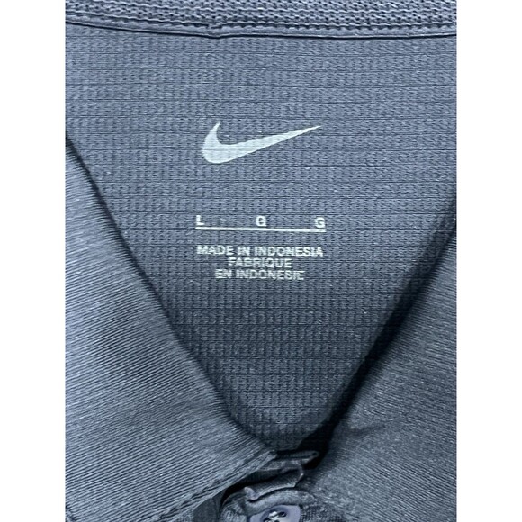 Nike Drifit Polo Short Sleeve Navy Blue Size L Raiders Basketball - Picture 4 of 5